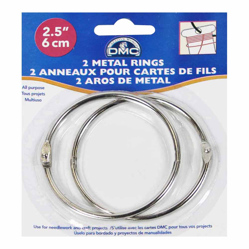 DMC Metal Rings - 2.5"