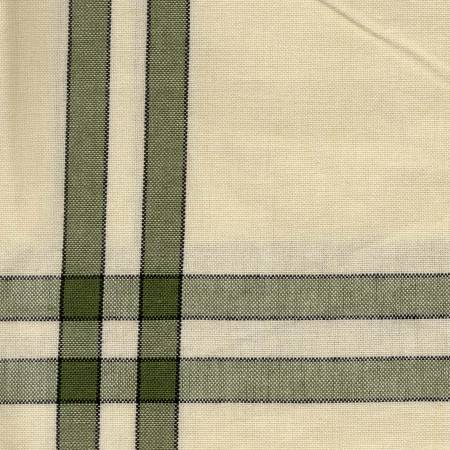 Tea Towel - Sage/Cream with Black Stripe