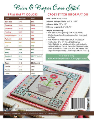 Prim & Proper Cross Stitch Pattern