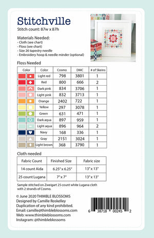 Stitchville Cross Stitch Pattern